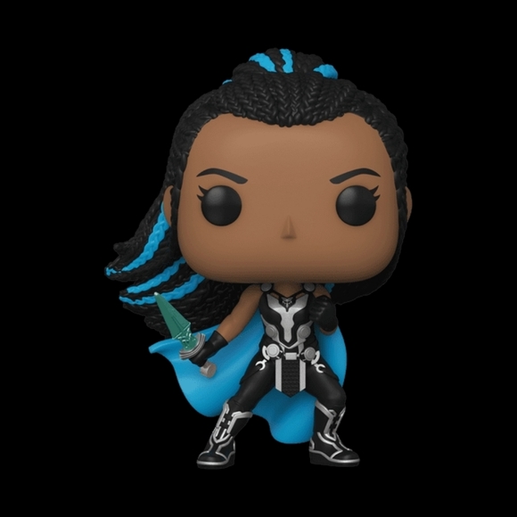 New - Funko Pop Marvel: Thor Love & Thunder, Valkyrie and Miek - Picture 5 of 7